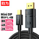 勝為 MiniDP轉(zhuǎn)DP1.4版轉(zhuǎn)接線 4K144Hz高清線適用蘋(píng)果微軟surface筆記本接顯示器 1.8米 AMD0018G