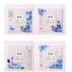 仙逸格 開(kāi)關(guān)貼開(kāi)關(guān)套墻貼保護(hù)套 創(chuàng)意插座裝飾貼套塑料墻壁開(kāi)關(guān)裝飾套 青花系列內(nèi)徑(8.6*8.6cm) 4只裝