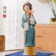 翊珗（YIXIAN）戲曲彩瓷仕女擺件京劇人物石灣公仔陶瓷非遺工藝品茶室裝飾藝術(shù)品 紙箱裝【贈蠟染布墊+順豐發(fā)貨】