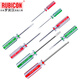 羅賓漢（RUBICON）No.180強磁力彩條螺絲批套裝螺絲刀十字起子一字改錐8支裝