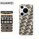 華為原裝Pura70Pro/pro+手機殼印花磁吸保護(hù)殼 全包防摔耐磨保護(hù)套 棕色