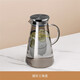 格娜斯 家用玻璃涼白開(kāi)水壺耐熱冷水壺玻璃水壺茶壺扎壺大容量 煙灰三角壺1.8L