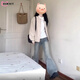 DXOT美式復(fù)古棒球服外套女早秋新款小個(gè)子寬松短款飛行夾克上衣初秋季 【外套】 M 45-55kg