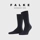 FALKE德國鷹客進(jìn)口ClimaWoolSO中筒秋冬保暖休閑舒適男襪禮物14468 6370- 藏藍- 1雙 均碼 39-40