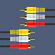 倍立方 BURLEFRANRCA三對(duì)三蓮花線(xiàn)DVD機(jī)頂盒CD機(jī)天線(xiàn)鍋電視機(jī)彩電音視頻AV數(shù)據(jù)線(xiàn)紅黃白線(xiàn)加長(zhǎng)5米10米15米高清連接 三對(duì)三【1.3米】