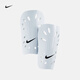 耐克（NIKE）官方足球護腿板(1對)秋季透氣緩震柔軟舒適SP0040 101白/黑 S