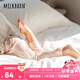 Milkbarn兒童打底褲寶寶長(zhǎng)褲女童春秋褲子女寶寶休閑褲子 煙粉色（長(zhǎng)款） 110 cm
