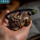 樂喵（LEMIAO）綠檀木文玩貔貅手把件隨身盤玩實(shí)木雕刻創(chuàng)意工藝品貔貅手把件禮物 綠檀貔貅【約7cm】手把件  B00-303 7.3x3.2x3.2cm