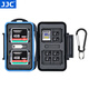 JJC 相機(jī)存儲(chǔ)卡盒 收納卡包 記憶短棒 SD TF CF SXS XQD SIM手機(jī)卡 內(nèi)存卡保護(hù)盒微單單反卡盒 4張CF卡+8張SD卡+16張TF卡