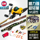 GW光威路亞竿套裝魚(yú)竿別兆路亞桿M調(diào)打黑翹嘴兩用海竿船筏含路亞包 2.4米 槍柄+光威水滴輪右手+配件
