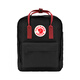 FJALLRAVEN北極狐雙肩包kanken男女戶外大容量書包電腦包運動旅行背包23510 550-326黑色/公牛紅 16L【可容納14寸筆記本電腦】