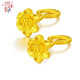 紅色年輪 黃金耳飾黃金耳釘999足金桃花 女款 珠寶飾品 生中秋節(jié)禮物 大款總金重約:0.82g