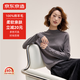 京東京造毛衣女時(shí)尚針織衫氣質(zhì)小圓領(lǐng)衣服百搭冬外套女 灰色 S