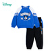 迪士尼（Disney）童裝男童衛衣套裝米奇卡通純棉長(cháng)袖套裝春新品 彩藍 110