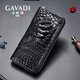 卡梵蒂 GAVADI七夕鱷魚皮錢包長款真鱷魚爪子真皮錢夾男士手包大容量皮夾