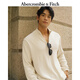 ABERCROMBIE & FITCH【反季優(yōu)惠】男裝24秋冬款經(jīng)典小麋鹿套頭針織衫毛衣KI120-4149 象牙白 M (180/100A)