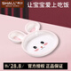 希爾（SHALL）小兔子密胺餐具 兒童餐盤分格可愛卡通吃飯寶寶碗輔食碗勺杯 小兔餐盤