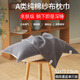 雅鹿全棉枕巾純棉A類(lèi)紗布枕頭枕芯居家學(xué)生夏天單人吸汗透氣枕頭巾 煙雨墨藍 枕巾一條裝 A類(lèi)紗布52*75cm