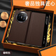 魔巖（MOYAN）適用華為MateX6手機殼新款荔枝紋商務(wù)華為x5典藏版折疊屏智能翻蓋防摔保護(hù)套 【咖啡色】荔枝紋翻蓋皮套 華為Mate X6/X6典藏版
