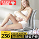 魚躍星空喂奶護(hù)腰神器孕婦床上靠背哺乳座椅寶媽喂奶護(hù)腰凳人體工學(xué)哺乳椅 灰色【矯姿款】十倍強(qiáng)硬撐腰 【全面貼合】【支撐脊背】