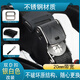 JAKTK摩托車(chē)頭盔雙D扣改快速扣插扣快拆卡扣下巴免拆線(xiàn)鎖扣安全扣 二代銀白不銹鋼【帶寬20MM】黑色