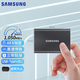 三星（SAMSUNG）T7  NVMe高速移動(dòng)固態(tài)硬盤(pán)Type-c接口USB3.2固態(tài)PSSD硬盤(pán)高速硬盤(pán)移動(dòng)ssd T7太空灰（不帶指紋識(shí)別） 1TB