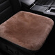 澳洲真羊毛汽車(chē)坐墊冬季羊皮車(chē)墊套皮毛一體后排短毛座墊單片保暖 羊毛短毛款 豆沙色（單個(gè)坐墊）
