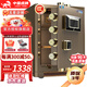 虎牌保險柜家用辦公保險箱國標(biāo)CSP(3C)認(rèn)證防火防盜全鋼柜大型財務(wù)專用柜50/68/88cm可隱藏珠寶保險箱 高58cm咖啡金 指紋款(鑰匙/密碼/指紋解鎖)