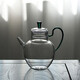 豐陶張生 日式加厚耐熱玻璃過(guò)濾龍井綠茶壺仿宋執(zhí)壺花茶泡茶器套裝公道杯 綠柄綠茶壺500ML