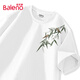 班尼路（Baleno）短袖t恤男夏季2025年新中式寬松休閑純棉透氣男士百搭五分袖上衣