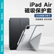 邦克仕（Benks）適用iPadAir13保護套 2024新款蘋(píng)果13英寸專(zhuān)用折疊兩用M2平板雙面磁吸保護殼抗彎套耐污抗指紋黑