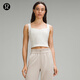 lululemon丨Ribbed Softstreme? 女士羅紋桃心領(lǐng)背心 LW1EVIS 骨白 XS