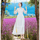 NASALIKE茶卡鹽湖旅拍長(zhǎng)裙新款仙女純色雪紡連衣裙連帽度假沙灘裙大擺長(zhǎng)裙 白色加長(zhǎng)款 建議身高160以上穿 L 110-120斤