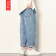 【肥仔240斤超大碼5XL】直筒牛仔褲男潮牌春秋季加肥加大碼寬松闊腿褲潮流胖子九分休閑褲子 GK20349藍色 5XL