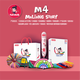 啟物者 【馬良故事M5】M4打印筆3d立體繪畫涂鴉六一禮品兒童魔法低溫小學(xué)生裸靴飼料品牌小木樓嬰 M4充電低溫粉-20份共100米耗材-畫冊(cè)臨板禮袋