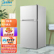 美的(Midea)冰箱 双门小冰箱112升客厅小型迷你家用电冰箱BCD-112CM 灰色