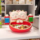 赟婭招財貓擺件開店開業(yè)大吉送禮物新店鋪吧臺收銀臺收錢二維碼裝飾品 雙貓二維碼收納