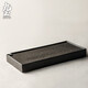 九土創(chuàng  )意日式干泡茶壺承長(cháng)方細陶茶杯臺儲水式小茶盤(pán)茶托簡(jiǎn)約功夫茶具