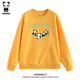 HIPANDA你好熊貓衛衣男女同款秋季美式寬松潮流休閑上裝男寬松圓領(lǐng)黃色XL