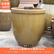 蜀藝仁土陶水缸陶瓷米缸酒缸魚(yú)缸荷花缸養魚(yú)庭院發(fā)酵缸酸菜缸腌酸菜醬缸 加厚水容量約280斤瘦高 140L