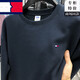 TOME BORNEK高端正品湯米圓領(lǐng)加絨衛衣男秋冬季長(cháng)袖T恤寬松休閑潮牌上衣外套 藏青【款338】 常規 L 175【130-155斤】