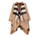 巴寶莉（BURBERRY）圍巾 時(shí)尚經(jīng)典格紋寬松雙面女士披肩【清倉撿漏】七夕禮物 卡其色4029406