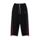 LUSHISILUSHISI秋冬訓練籃球跑步熾熱拼接主題運動(dòng)長(cháng)褲薄拼色設計抽繩褲 黑色 熾熱 拼接長(cháng)褲 XL