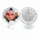 馬甸藏品 1997年中國(guó)傳統(tǒng)吉祥物 吉慶有余金銀幣紀(jì)念幣 1/2盎司彩色銀幣(面值5元)