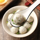 千年記（QANNJI）手工打鯪魚丸 火鍋食材潮汕順德土鯪實心魚丸子魚餅 500g真空冷凍 (鯪魚丸+鯪魚餅) 各500g