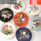 坤隨 手工刺繡diy材料包花束手捧花歐式布藝創(chuàng)意刺繡花掛畫含繡框裝飾 隨機(jī)花束刺繡1套材料包+仿竹繃