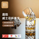 圓樂（circle joy）玻璃威士忌酒杯 加厚歐式烈酒杯洋酒杯家用啤酒水杯玻璃杯 單只裝