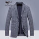七匹狼西裝男秋季上衣格子簡(jiǎn)約單西混紡透氣平駁領(lǐng)商務(wù)休閑男西服