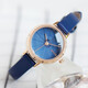 聚利時(shí)簡(jiǎn)約復古小表盤(pán)女士手表氣質(zhì)ins風(fēng)學(xué)生皮帶款石英表送女友JA-979 藍色