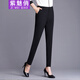 紫魅俏工作褲女黑色修身顯瘦職業(yè)裝西褲小腳高腰酒店餐飲企事業(yè)單位長(cháng)褲 黑色(不配送皮帶哦) L